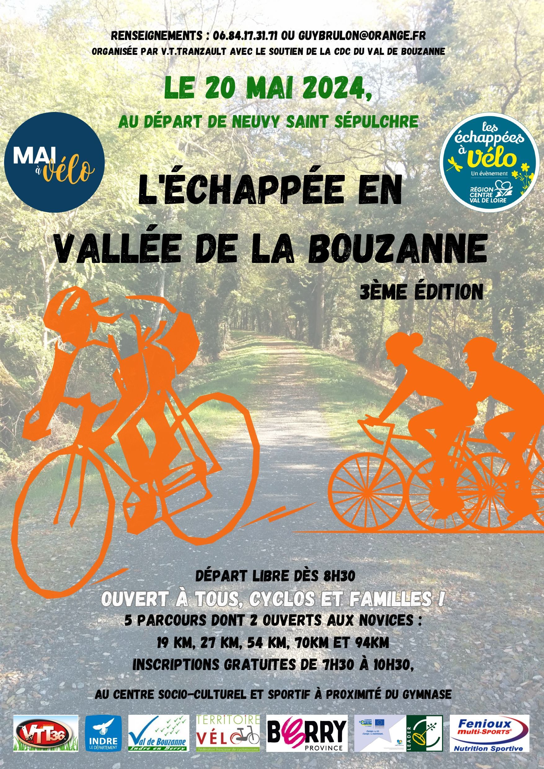 L'ECHAPPEE EN VALLEE DE LA BOUZANNE LUNDI 20 MAI 2024
